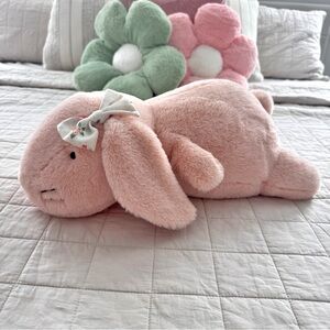 Pillowfort Bunny Plush Weighted Pillow 3lbs Sensory Friendly Pink
